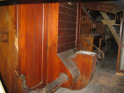 Der Filterschrank in der Mühle