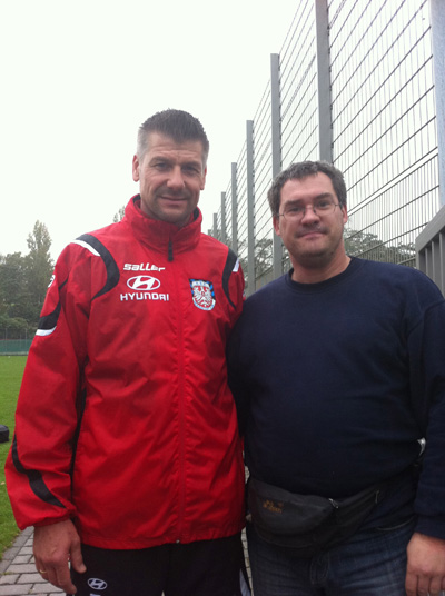 Mit Norbert Lorz beim FSV Frankfurt am Jahr 2012