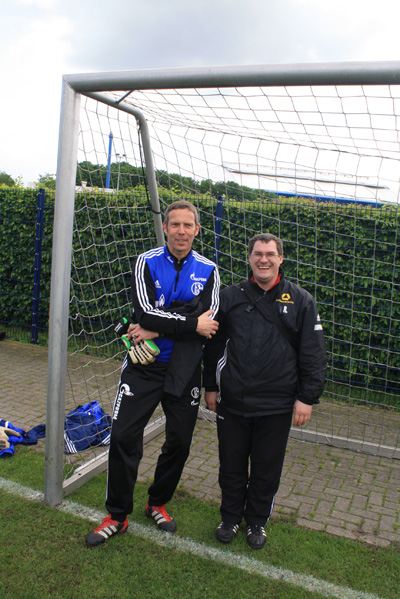 Mit Thomas Schlieck bei Schalke 04 im Jahr 2012